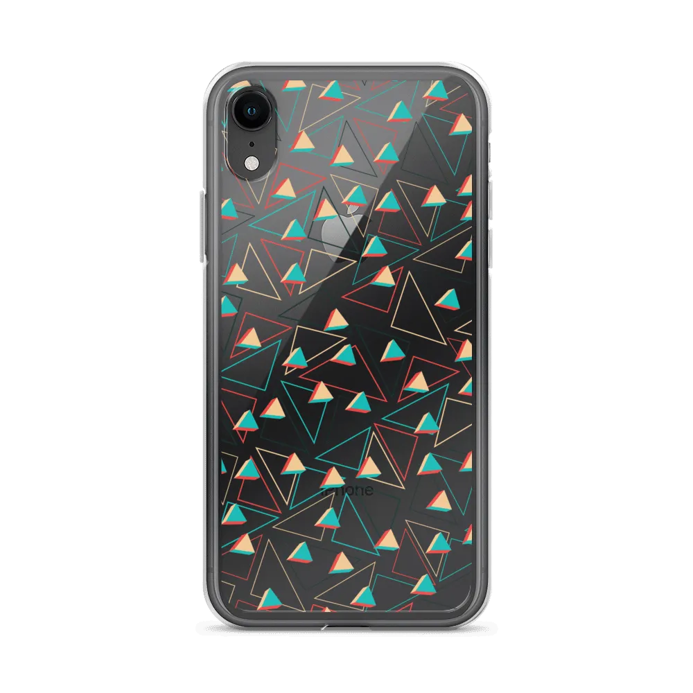 Triangular Candied Clear iPhone Case