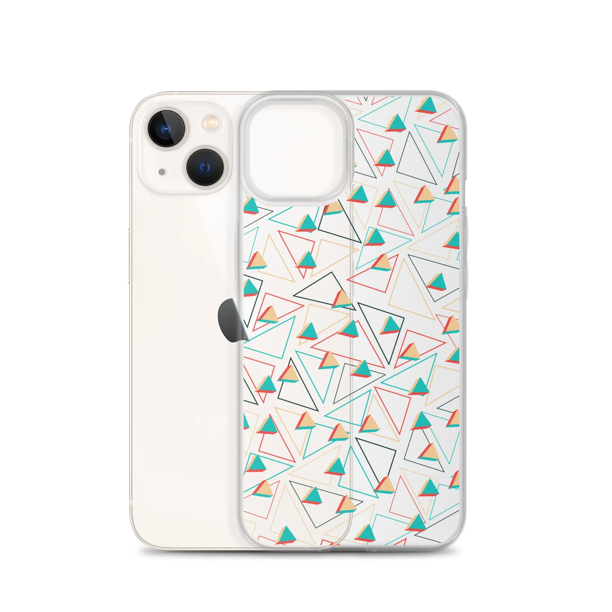 Triangular Candied Clear iPhone Case