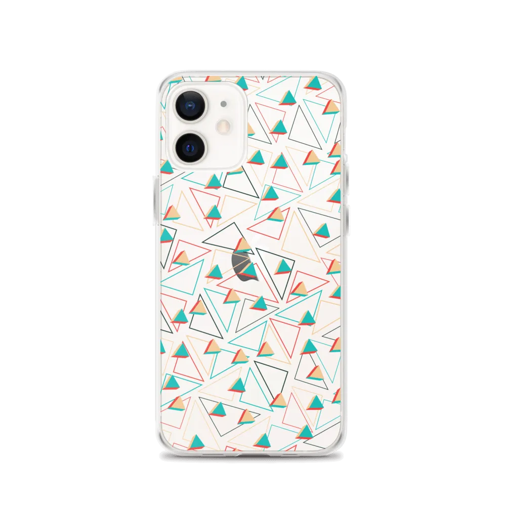 Triangular Candied Clear iPhone Case