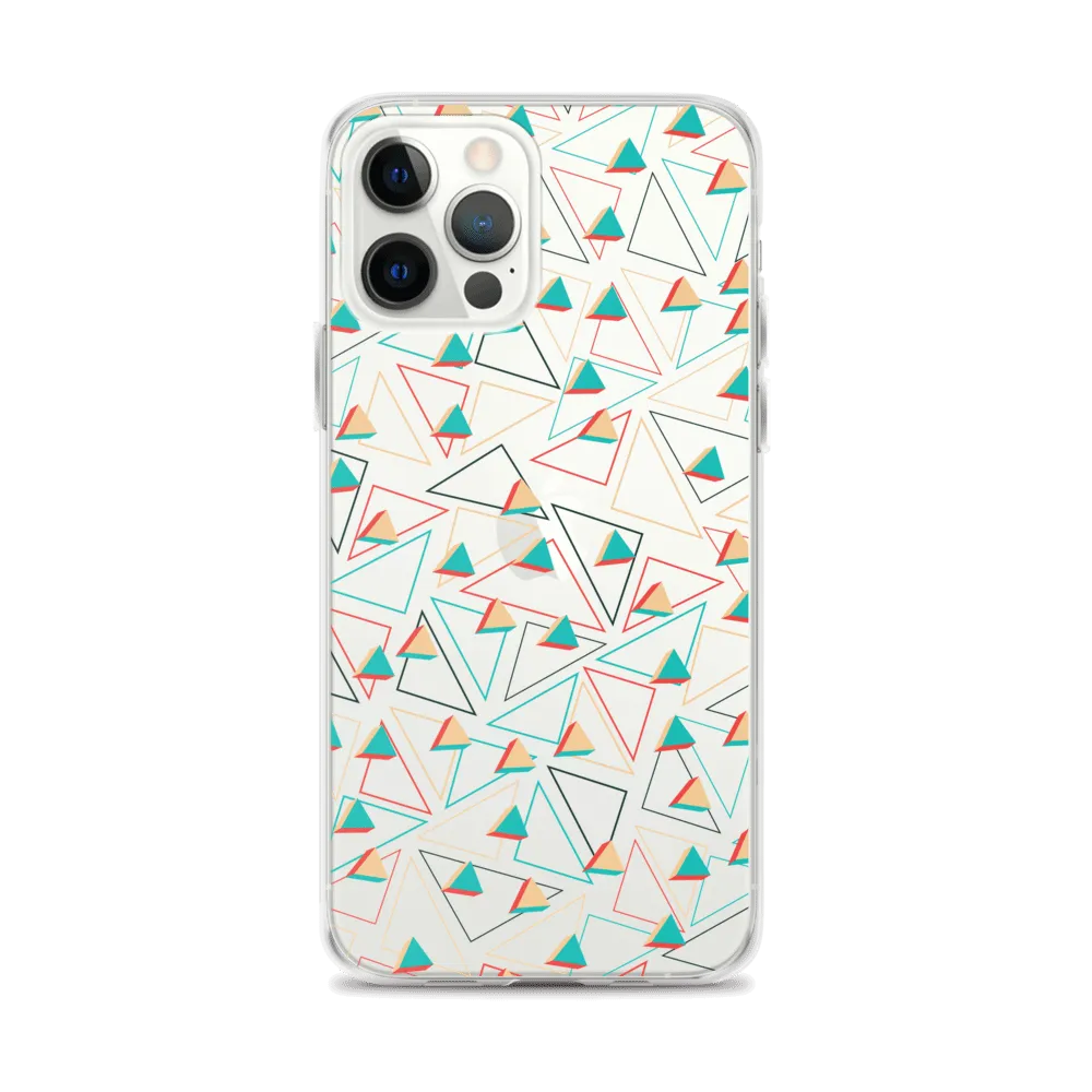Triangular Candied Clear iPhone Case