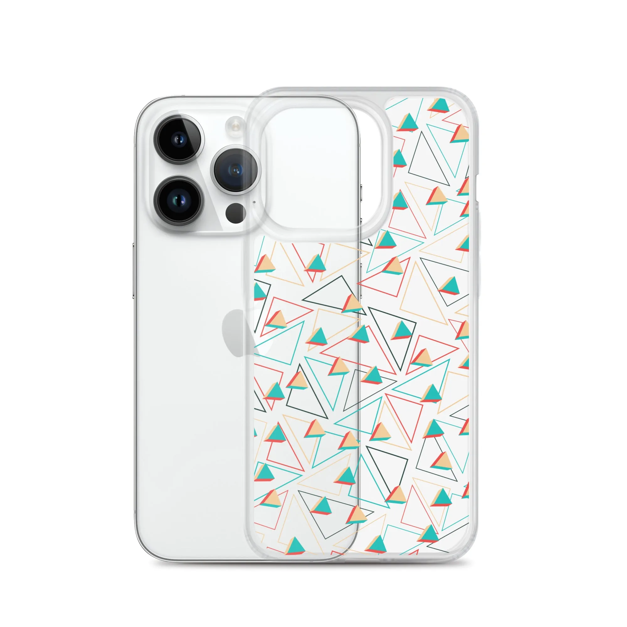 Triangular Candied Clear iPhone Case