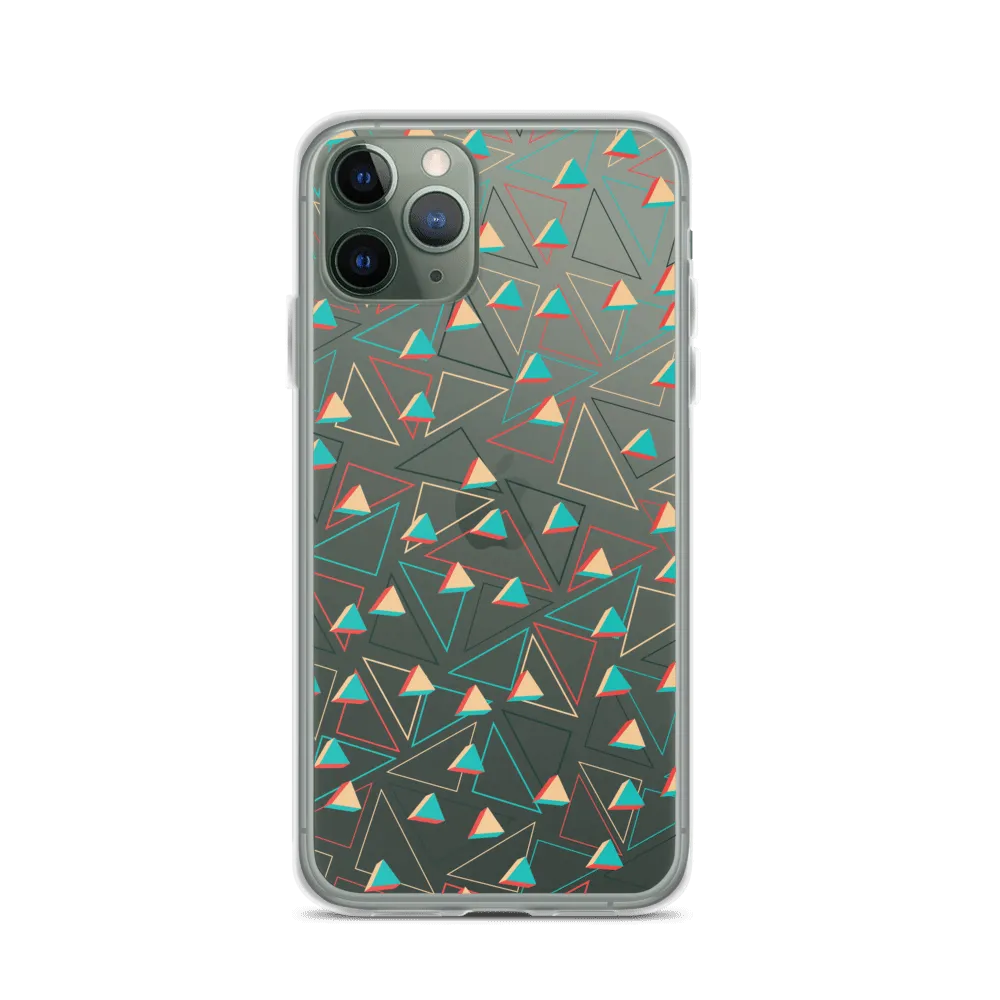 Triangular Candied Clear iPhone Case