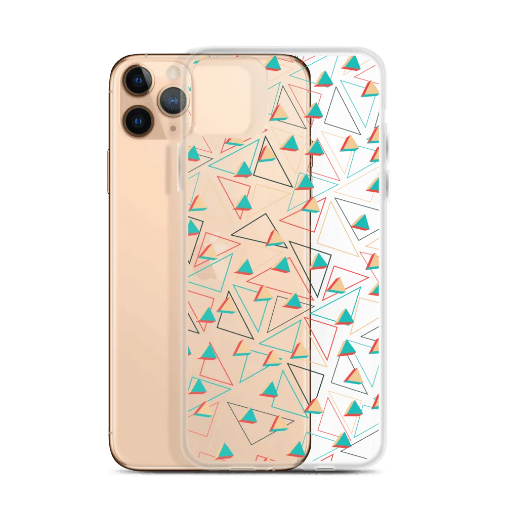 Triangular Candied Clear iPhone Case