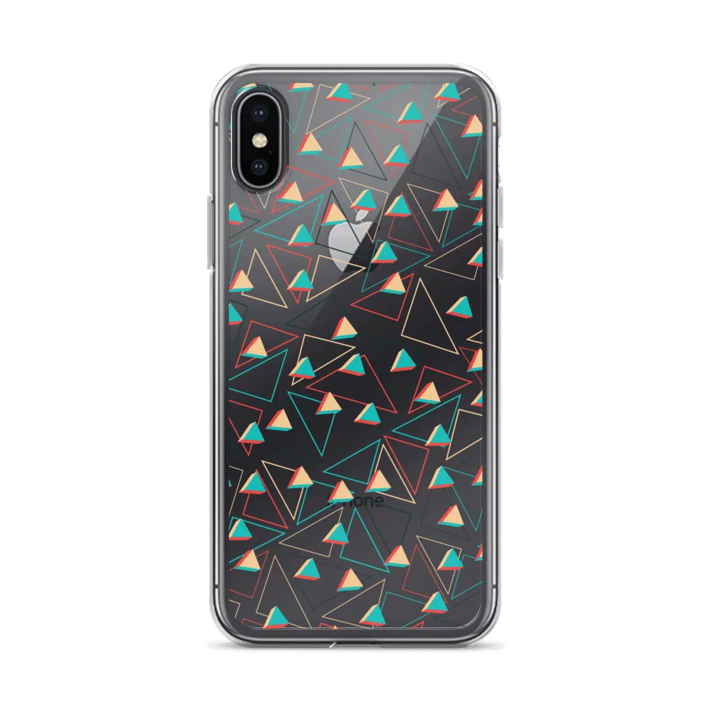 Triangular Candied Clear iPhone Case