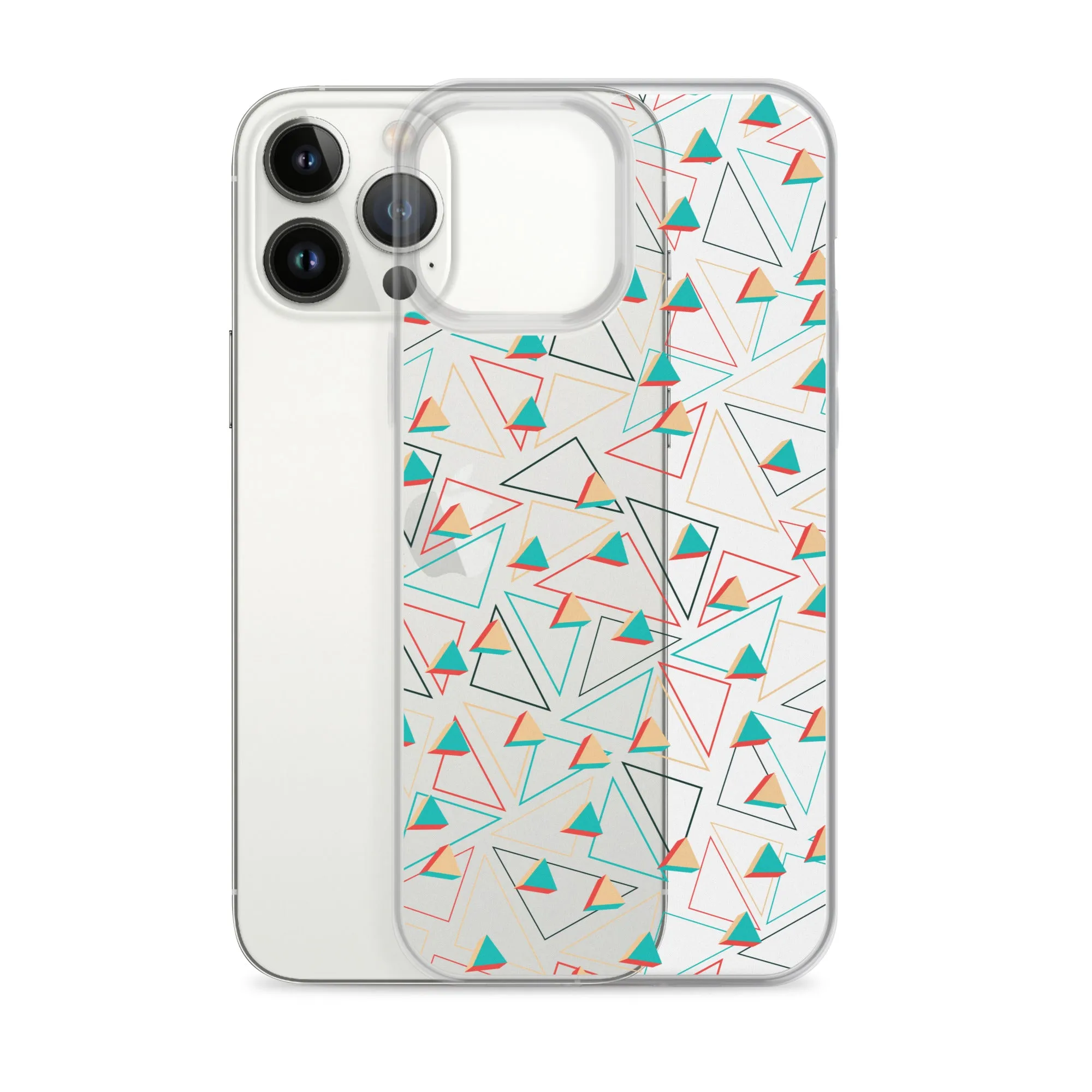 Triangular Candied Clear iPhone Case