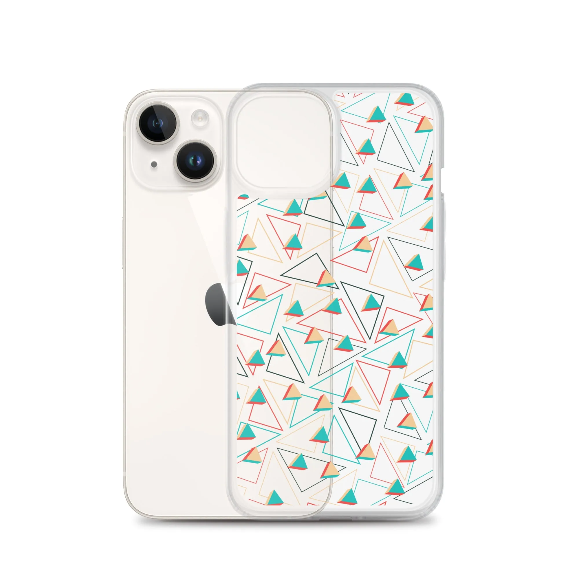 Triangular Candied Clear iPhone Case