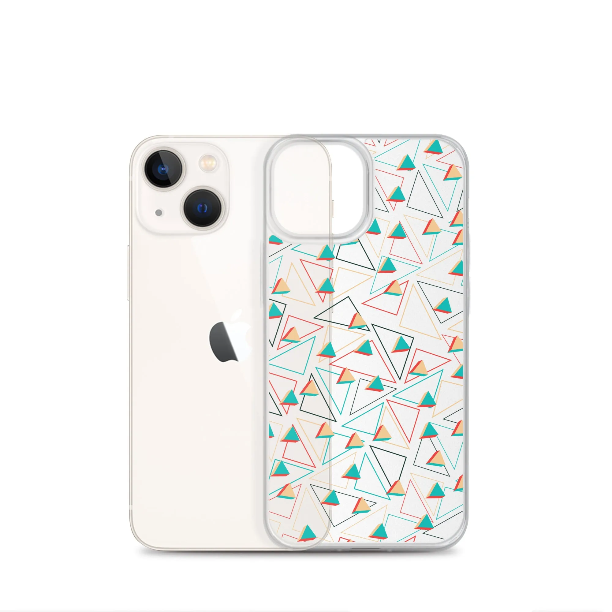 Triangular Candied Clear iPhone Case