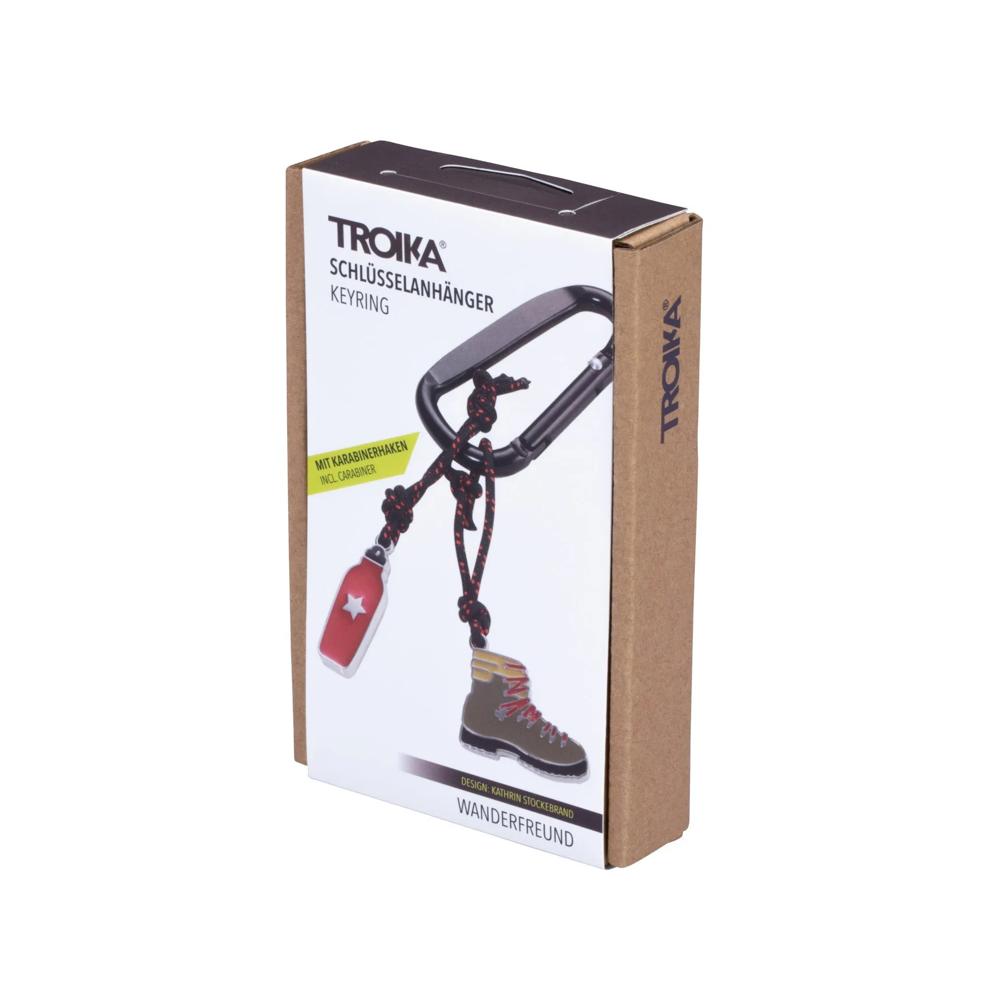 Troika Wanderfreund with Hiking Charms and Carabiner Clip