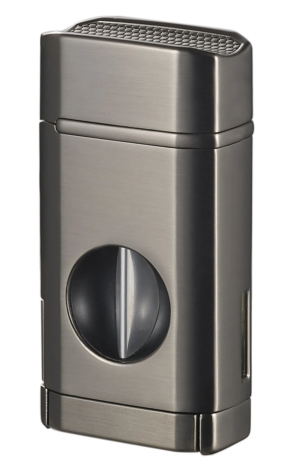 Visol Diablo Triple Torch Flame Lighter w/ Spring V Cutter - Gunmetal