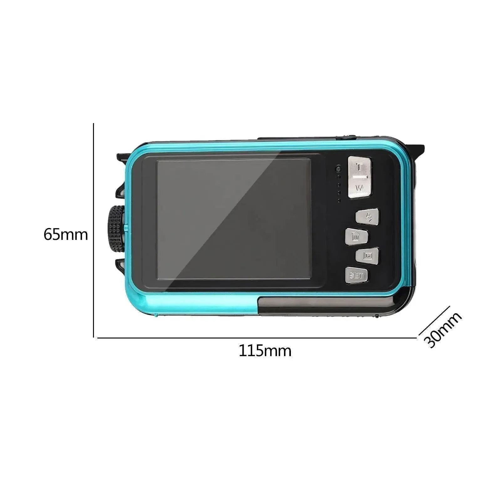Waterproof Automatic Flash Underwater Camera & Mini Action Camcorder 1080P for Outdoor Snorkeling Camping Travel