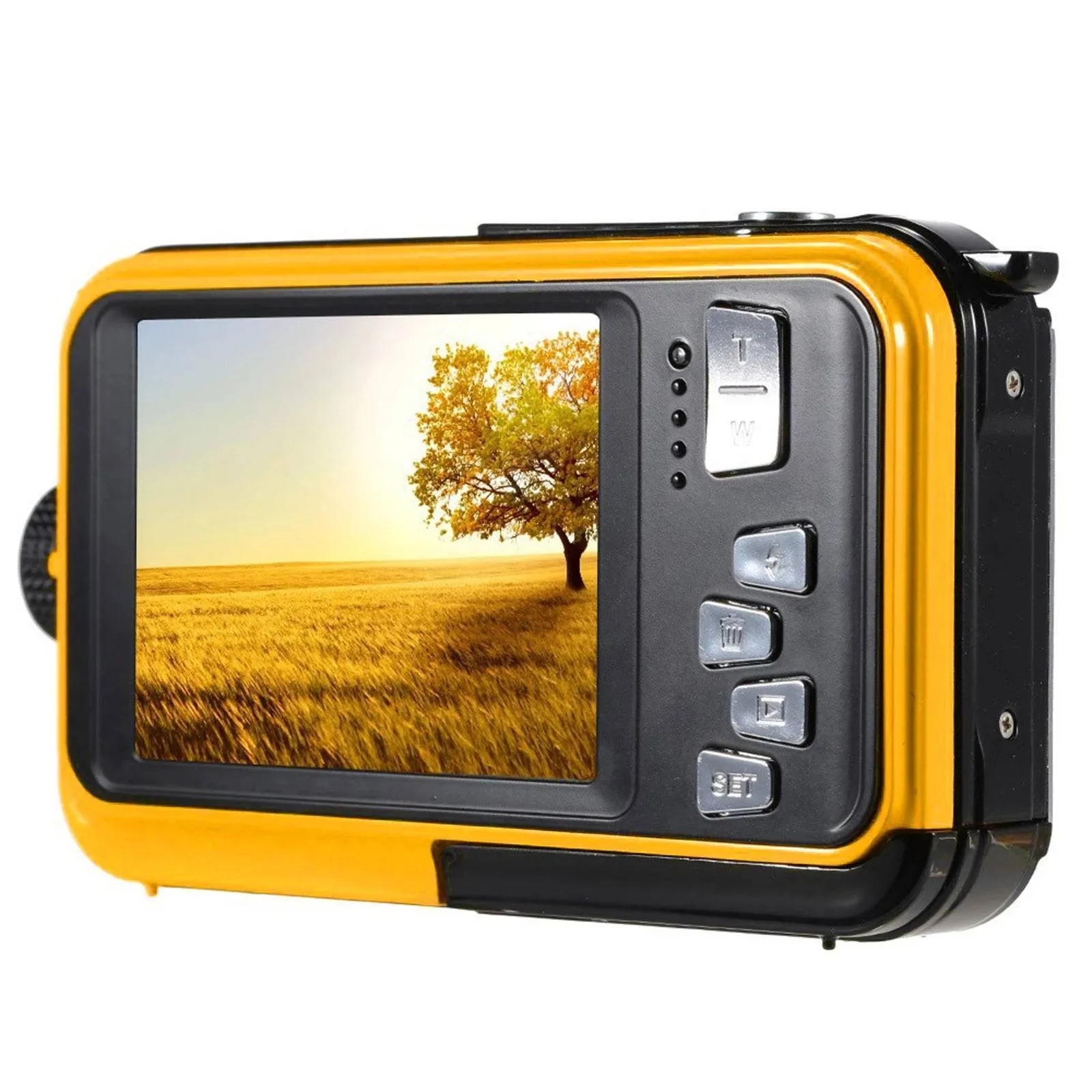 Waterproof Automatic Flash Underwater Camera & Mini Action Camcorder 1080P for Outdoor Snorkeling Camping Travel