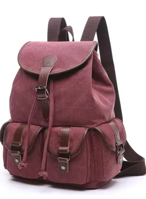 Women Canvas Backpack Purse Vintage