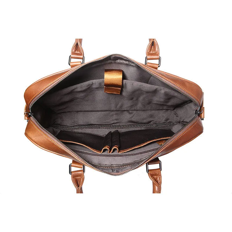 YAAGLE Genuine Leather Computer Messenger Handbag Briefcase YG7349